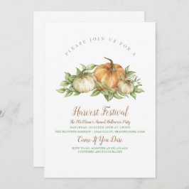 Rustic Pumpkin-Einladung Einladung