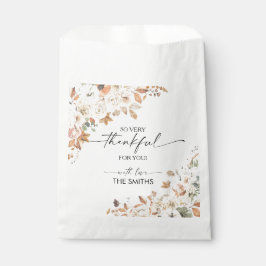 Rustic Pumpkins Thanksgiving Dinner Favor Bags Geschenktütchen