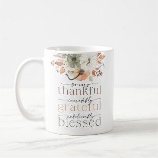 Rustic Pumpkins Thanksgiving Dinner Mug Kaffeetasse