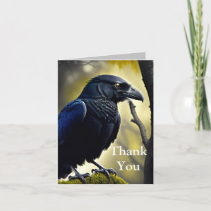 Rustic Raven - Natures Guardian Dankeskarte