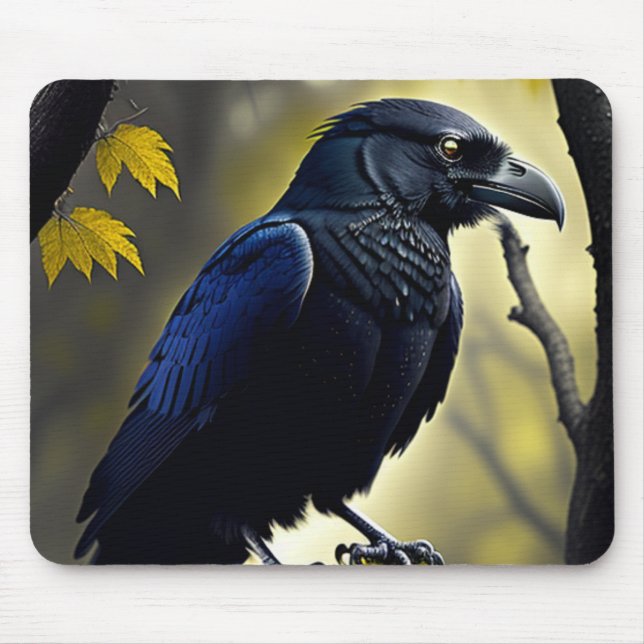 Rustic Raven - Natures Guardian Mousepad (Vorne)