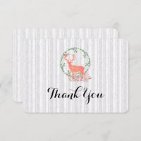 Rustic Rentier Botanical Wedding Vielen Dank