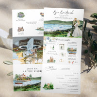 Rustic River Alexandria Bay Wedding