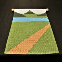 Rustic Road Lake Green Hills Kunsthandwerk Crochet