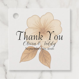 Rustic Romance Wedding Favor Tags Geschenkanhänger