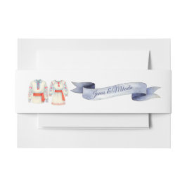 Rustic Romanian Wedding Traditional Folk Costumes Einladungsbanderole