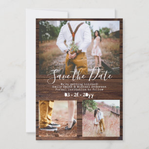 Rustic Schreibmaschinen-Schriftart Save The Date F