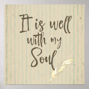 Rustic Shabby: Das passt gut zu meinem Soul Zitat Poster