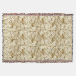 Rustic Sheer Cream Lace Blätter Decke