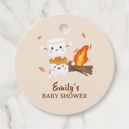 Rustic S'more Liebe Campfire Babydusche Geschenkanhänger