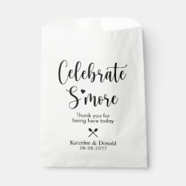 Rustic S'more Liebe Gastgeschenk Hochzeit Bag Geschenktütchen