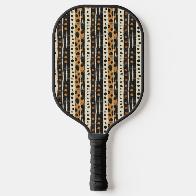 Rustic Southwestern Stripe Pattern (3) Pickleball Schläger (Vorderseite)