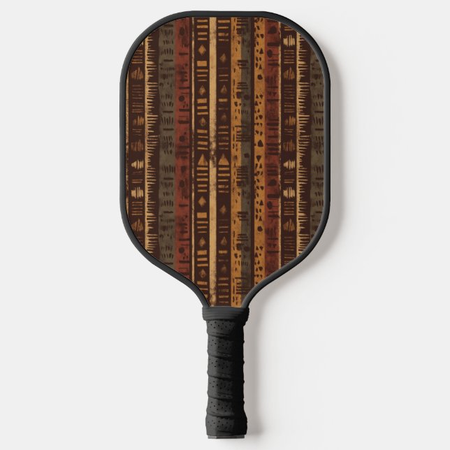 Rustic Southwestern Stripe Pattern (5) Pickleball Schläger (Vorderseite)