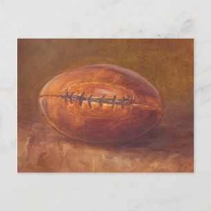 Rustic Sports Fußball Postkarte