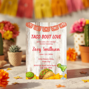 Rustic Taco ‘Bout Love Brautjungfern-Einladung Einladung