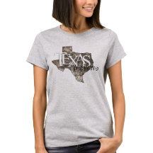 Rustic Texas Momma Patriotic Gray