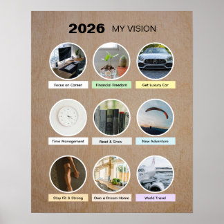 Rustic Timber 2026 Manifestationsposter Poster