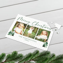 Rustic Trees Modern Christmas Holiday 3 Foto