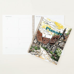 Rustic Village Planer - Landschaft Art Design