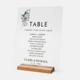 rustic watercolor illustration floral arrangement acrylschild