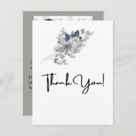 rustic watercolor illustration floral arrangement dankeskarte