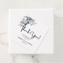 rustic watercolor illustration of a floral geschenkanhänger