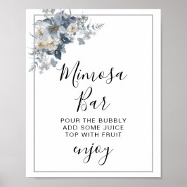 rustic watercolor illustration of a floral poster