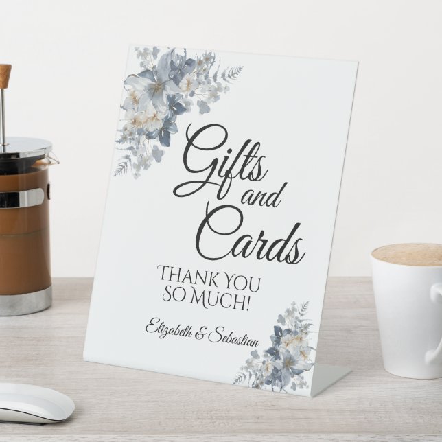 rustic watercolor illustration of a floral  sockelschild (In SItu)