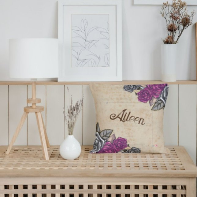 Rustic Wedding Bridesmaid Geschenk Idee Kissen (Von Creator hochgeladen)