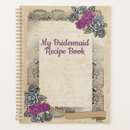 Rustic Wedding Bridesmaid Hochzeitsgeschenk Idee Planer