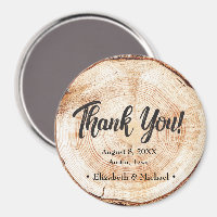 Rustic Wedding Wood Cut Danke