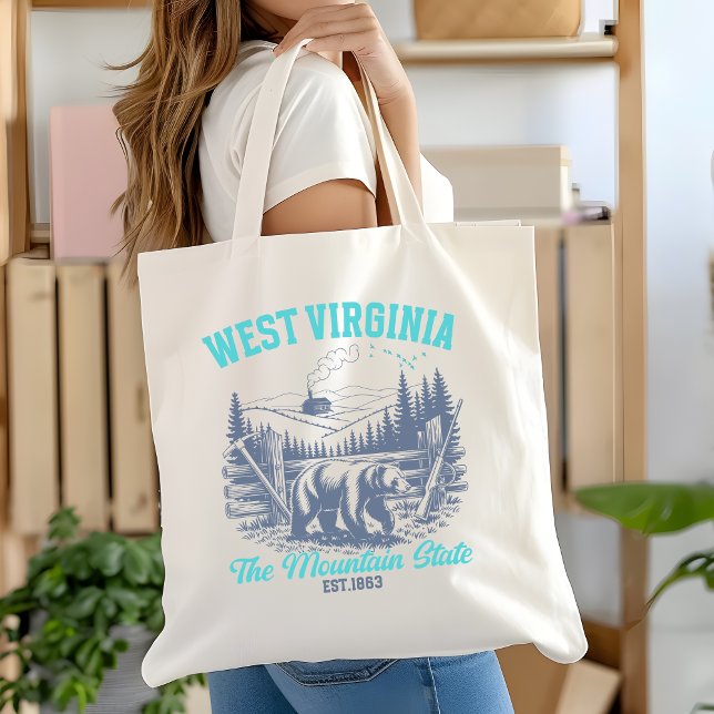 Rustic West Virginia Nature Scene  Tragetasche (Von Creator hochgeladen)