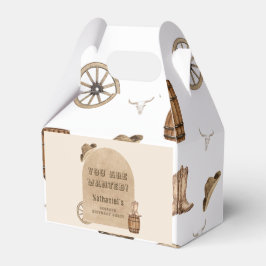 Rustic western cowboy you are wanted birthday geschenkschachtel