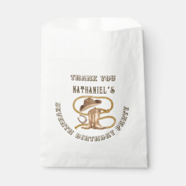 Rustic western cowboy you are wanted geschenktütchen