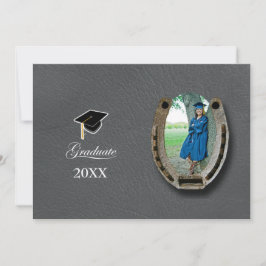 Rustic Western Hi-School Graduation Announcement  Einladung