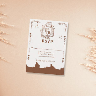 Rustic Western Ranch Farm Barn Cowboy Vielen Dank Begleitkarte