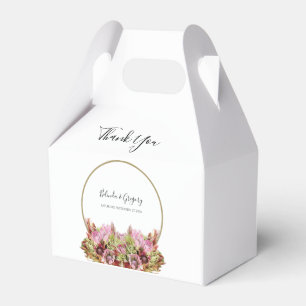 Rustic Wild Blume Bouquet Wedding Geschenkschachtel