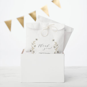 Rustic Wild Floral Country Wedding danke Geschenktütchen