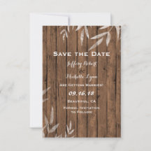 Rustic Willow on Wood Wedding