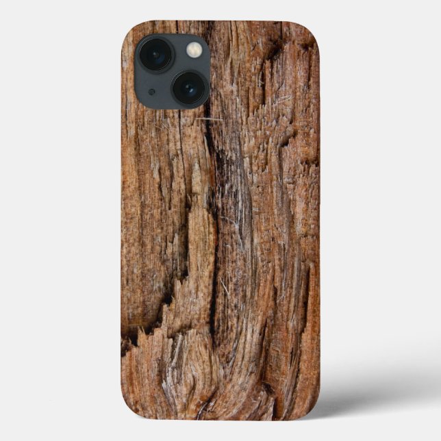 Rustic Wood Case-Mate iPhone Hülle (Rückseite)