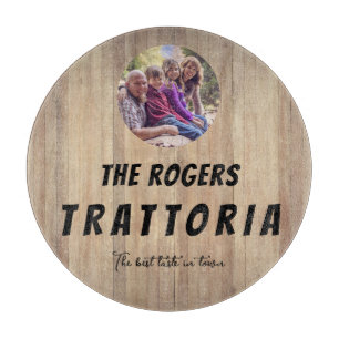 Rustic Wood Family Foto Trattoria Schneidebrett