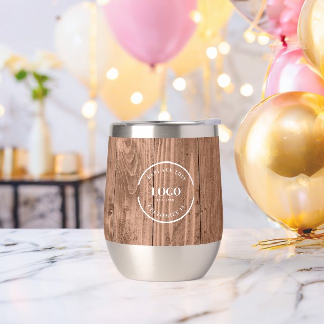 Rustic Wood Grain Branded with logo Website (Junggesellenabschied)