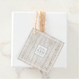 Rustic Wood Wedding ID515 Geschenkanhänger