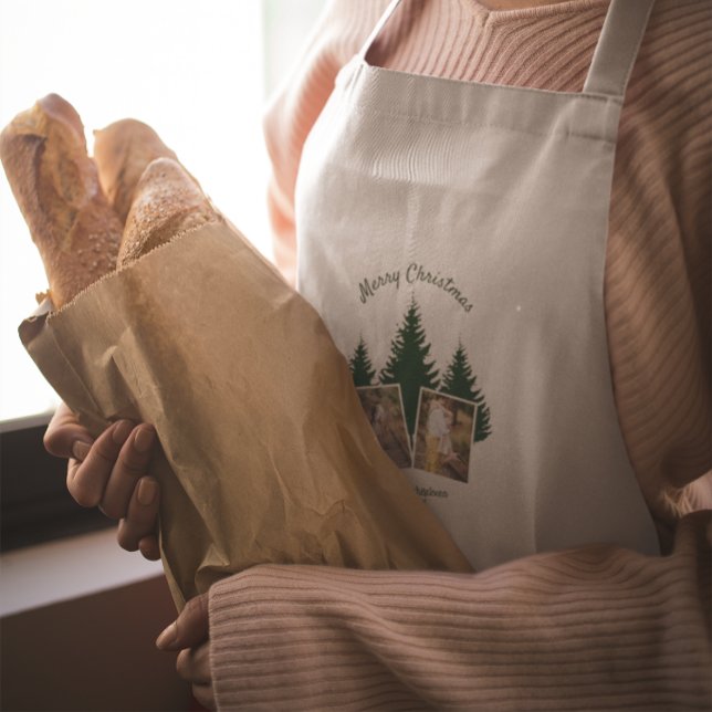 Rustic Woodland Christmas Photo Schürze (Von Creator hochgeladen)