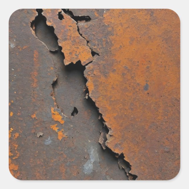 Rustic 'Worn' Metal Golf Ball Sticker (Vorderseite)