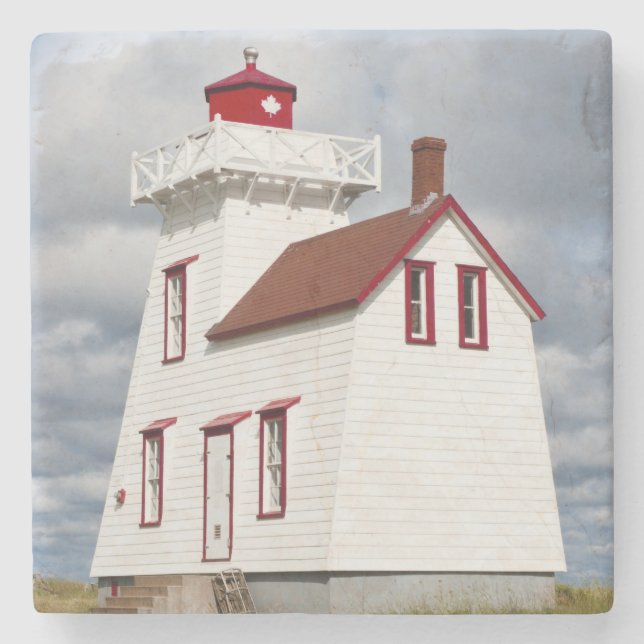 Rustico Hafen, Prinz Edward Island. Steinuntersetzer (Vorderseite)