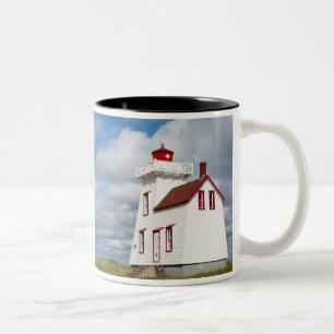 Rustico Harbour, Prince Edward Island. Zweifarbige Tasse