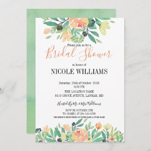 RUSTIKA Rosa Brautparty Einladung