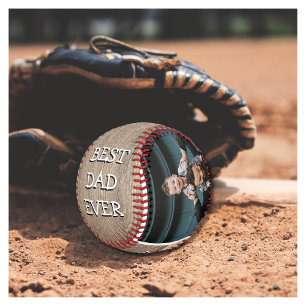 Rustikal 2 Foto Bester Vater je Baseball