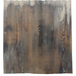 rustikal, abgenutzt, holz,braun,wall,Vintag,land,c Duschvorhang